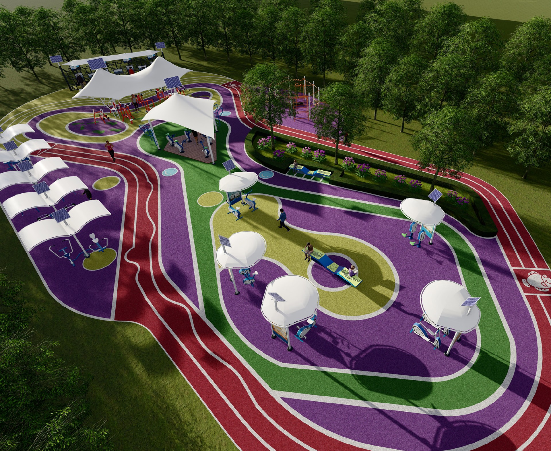 体育公园配置方案2(图2) 体育公园配置方案2(图2)