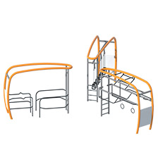 组合拉伸架(图2)