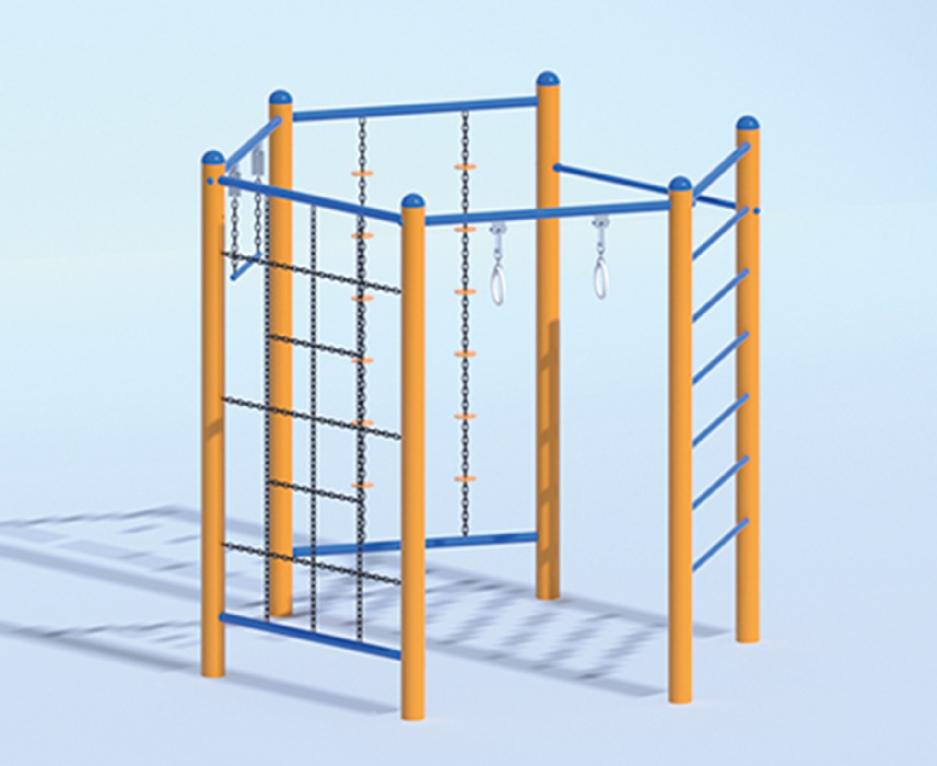 儿童拱形爬网(图6)